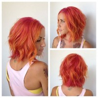 pomarańczowe włosy