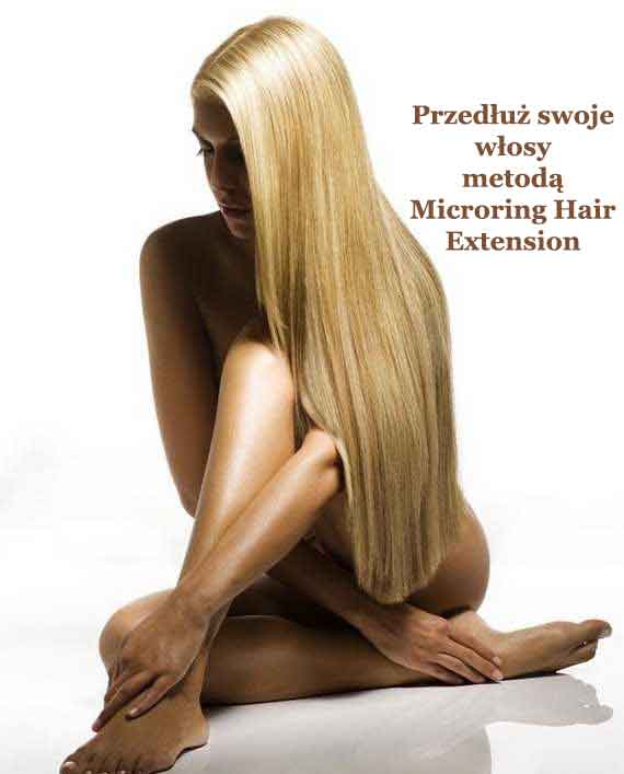 Przedłużanie włosów – metoda Microrings Hair Extension