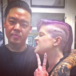 kelly osbourne hair 2014 mohawk