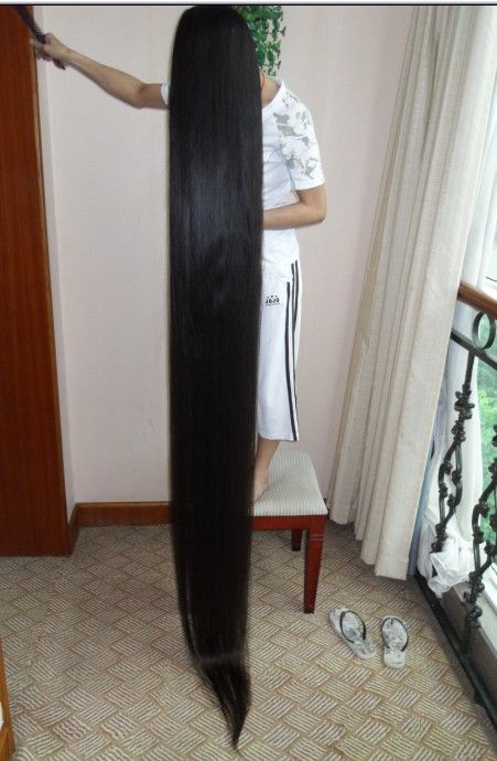 totalnie długie włosy