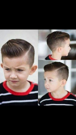 fryzura dla małego chłopca